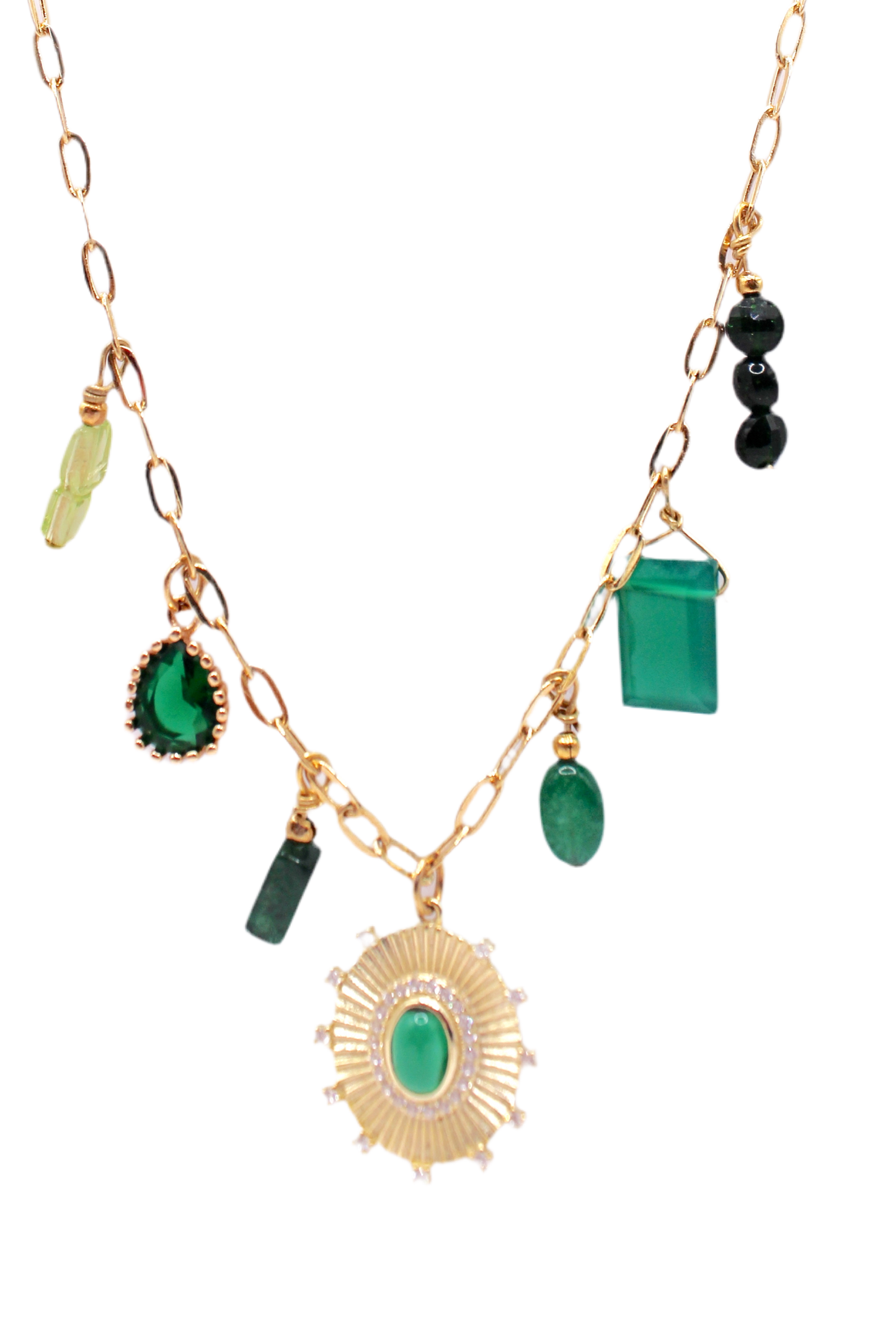 Verdant breeze necklace