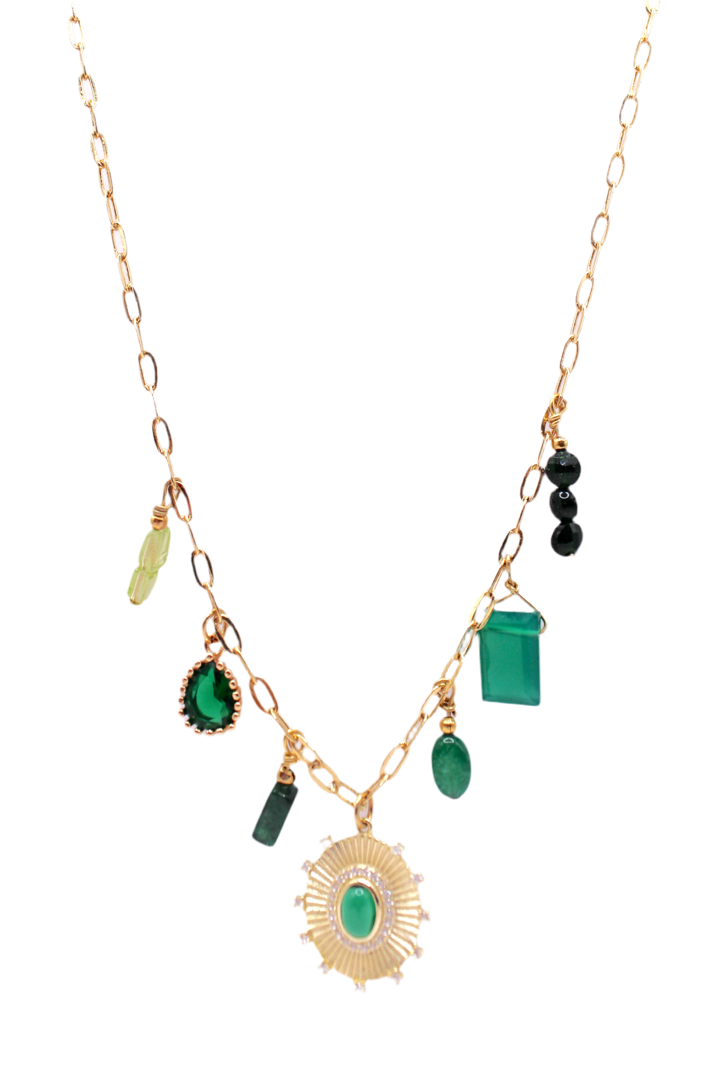 Verdant breeze necklace