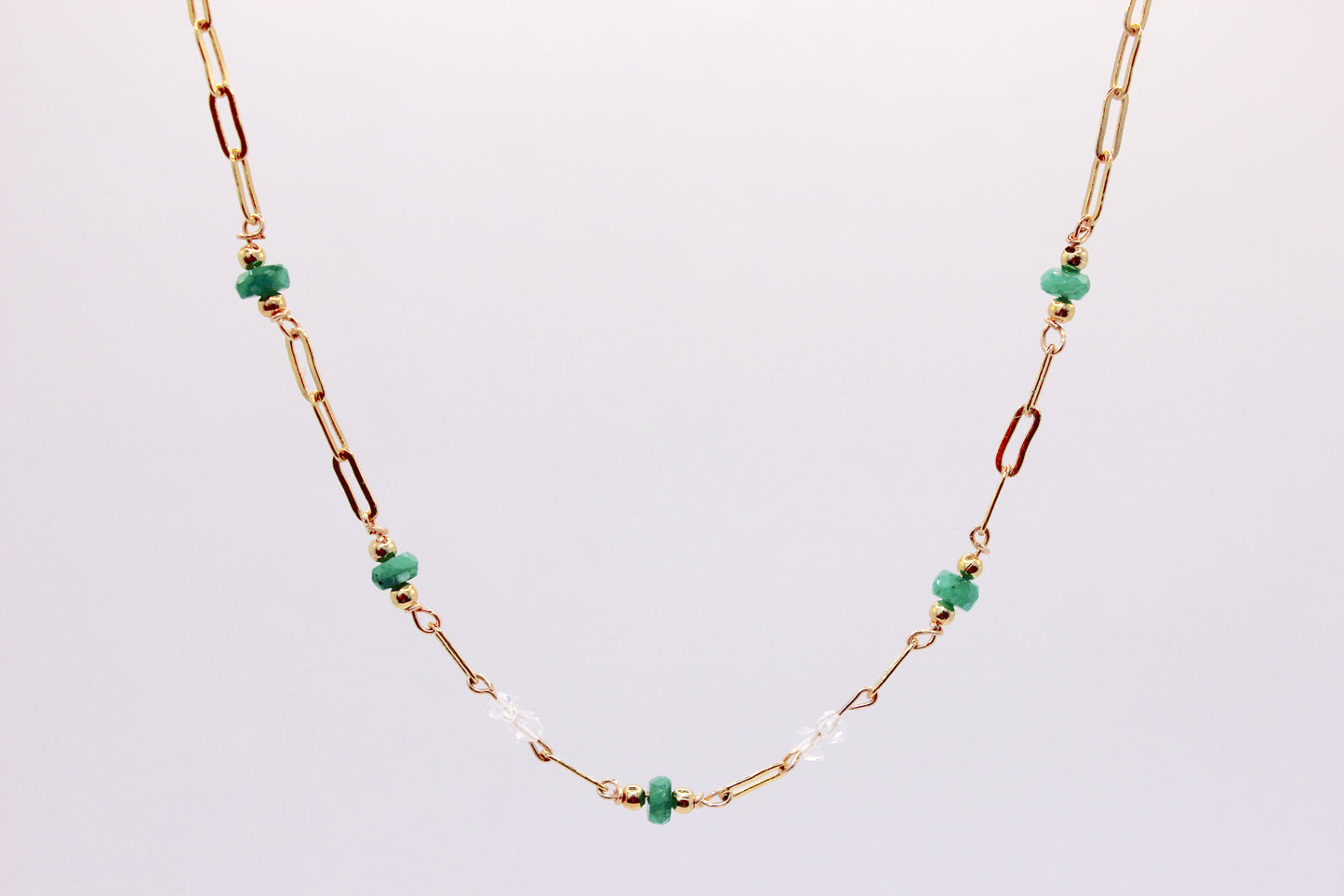 Mother’s Day emerald necklace
