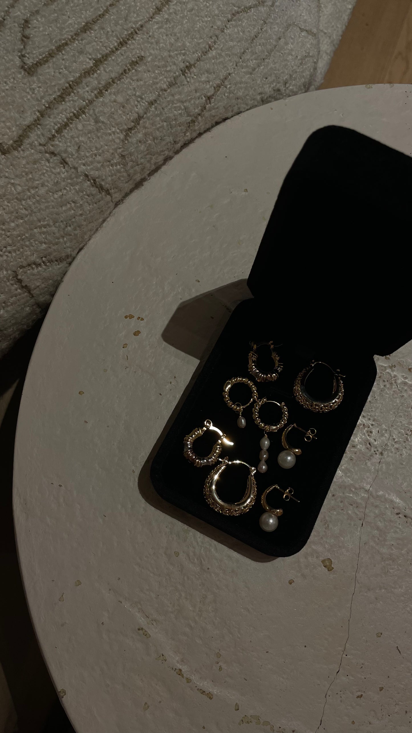 Serena earrings (pearls removable)