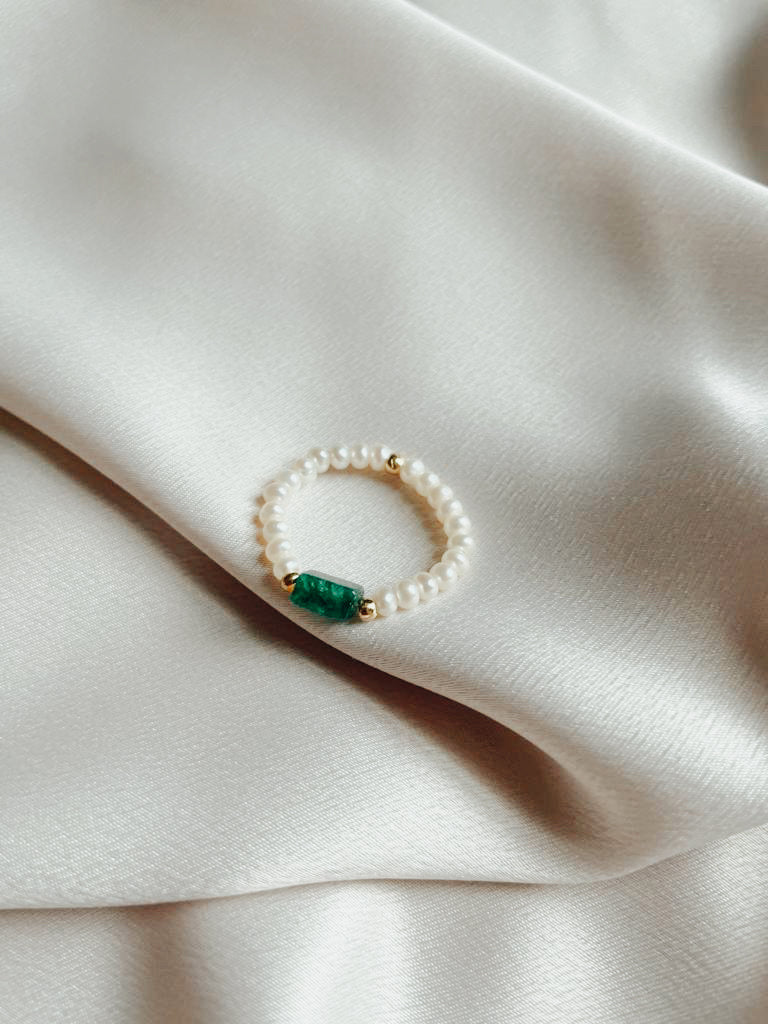 Green Onyx Ring