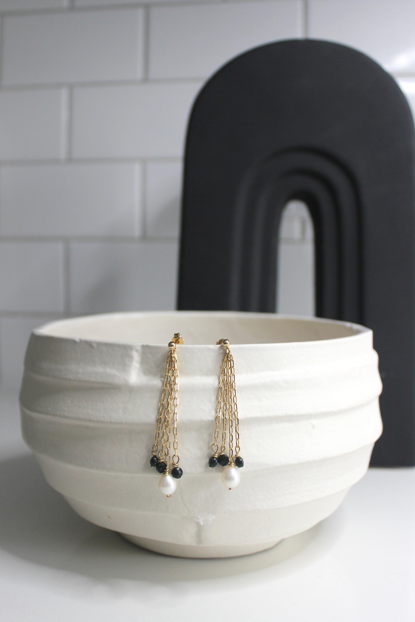 Ying long earrings