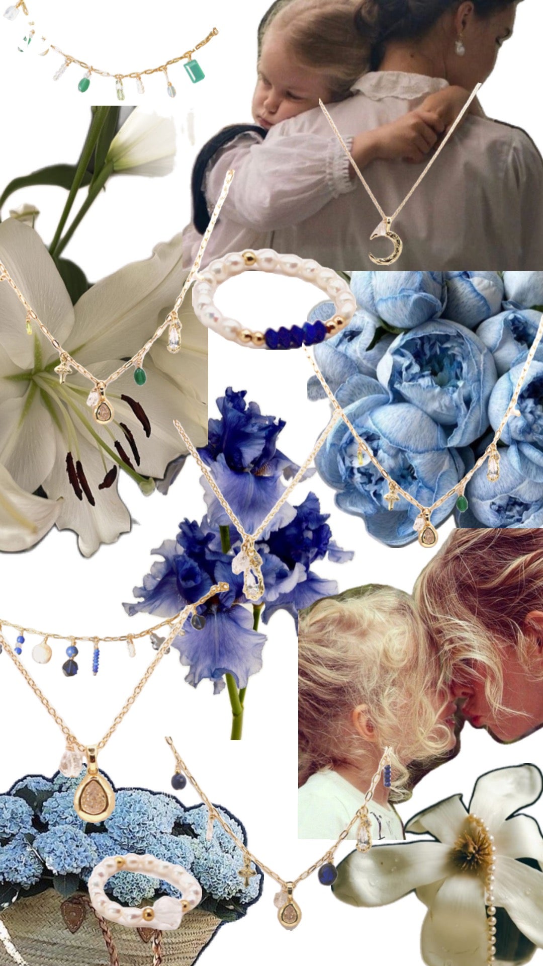 Her garden in me, necklace