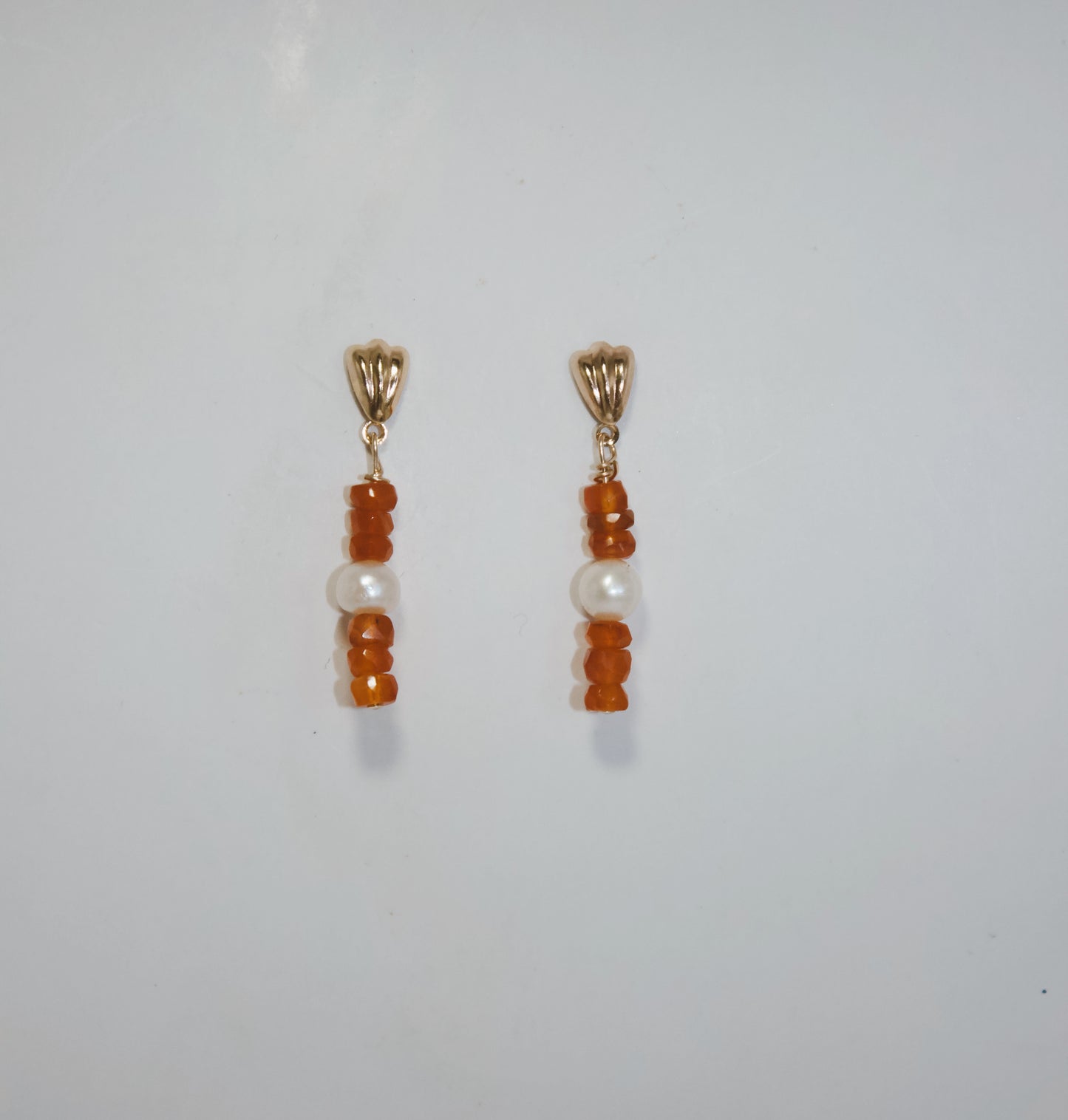Golden solare earrings