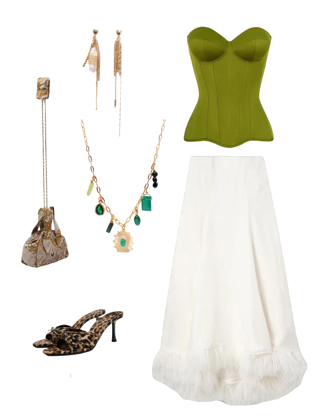 Verdant breeze necklace
