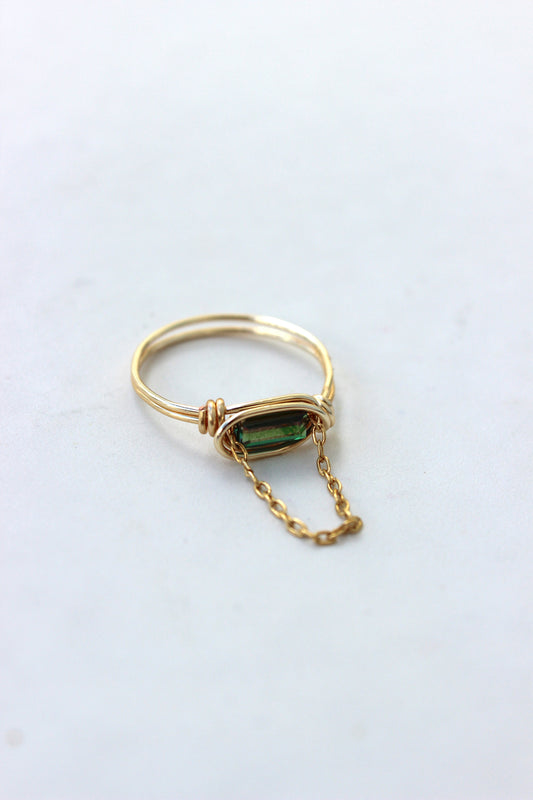Mom crystal ring