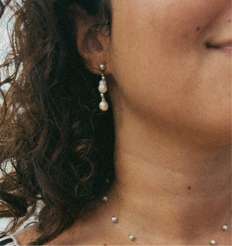 Myrtle silver earrings