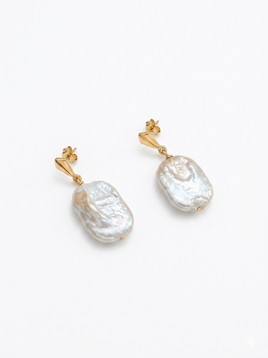 The lover earrings - Genuine pearls