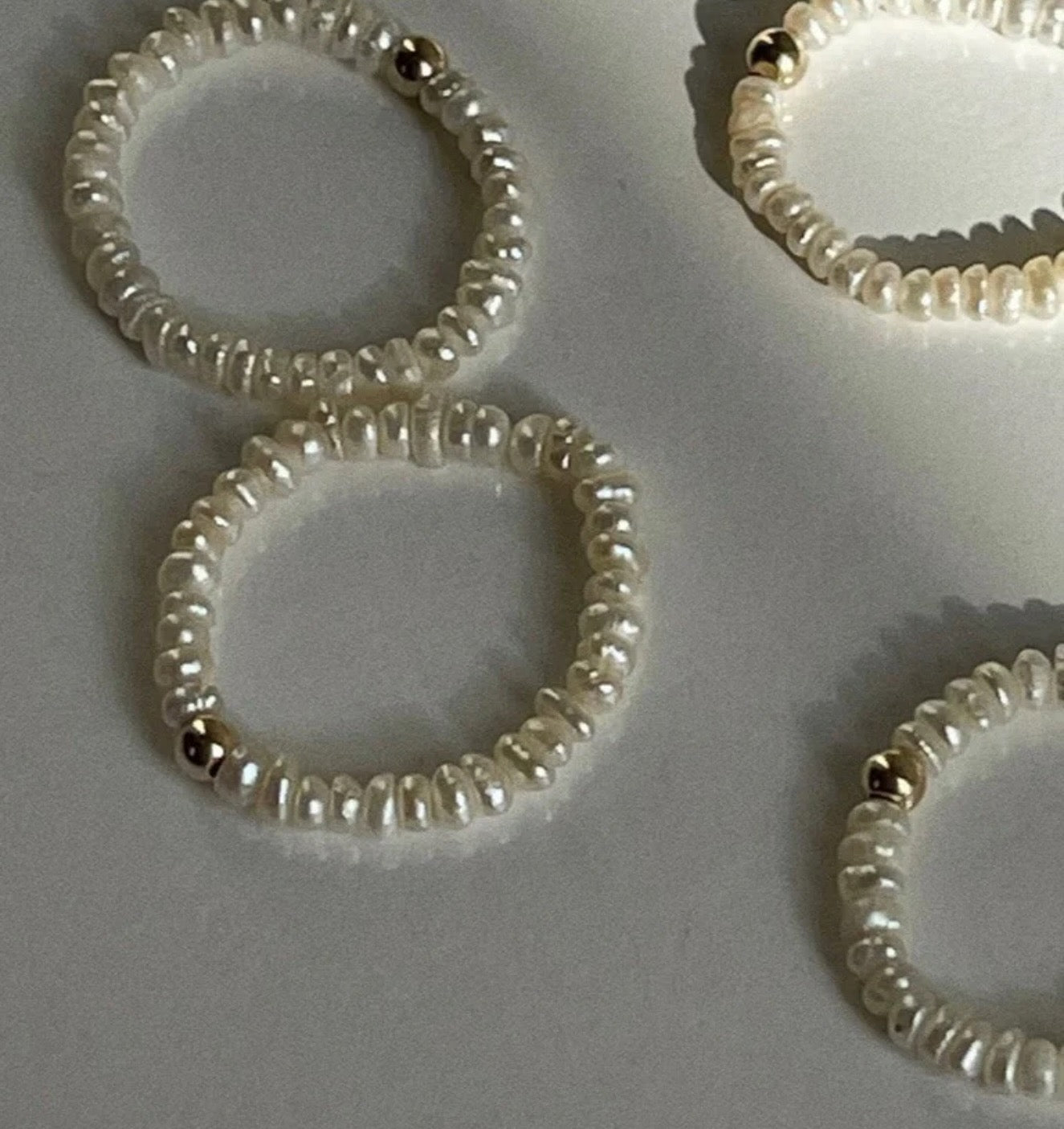 Saltwater pearl ring