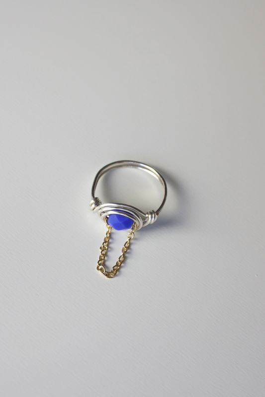 Azure ring (blue stone)