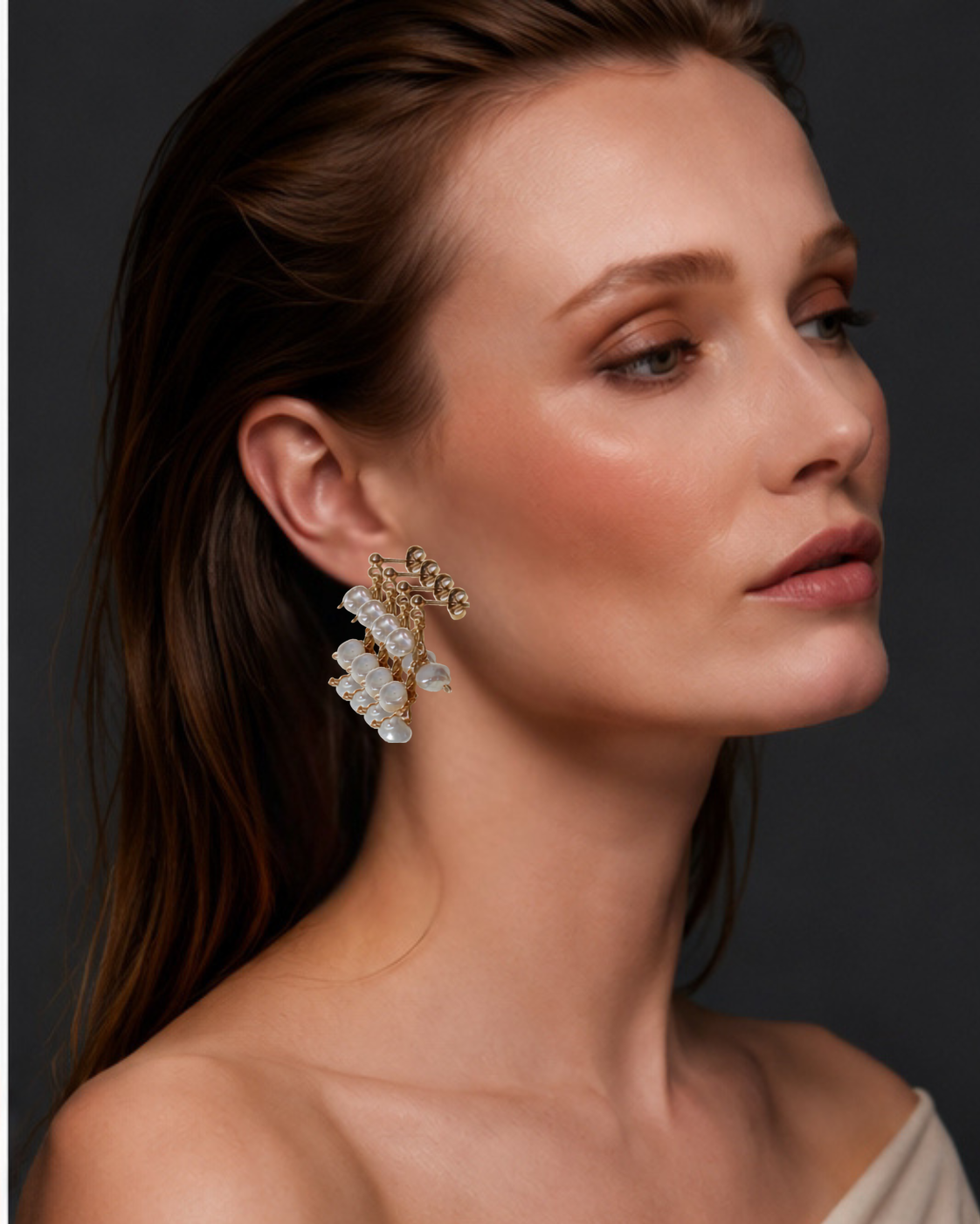 The angel chain earrings