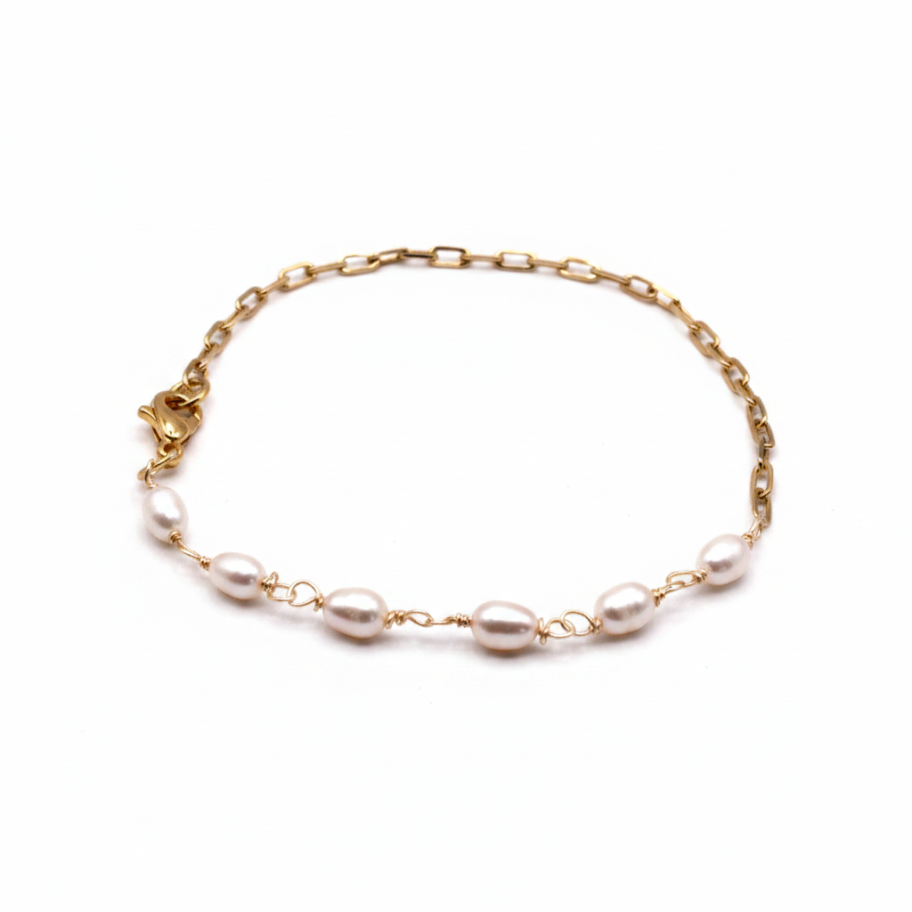Mini kali bracelet -Genuine pearls