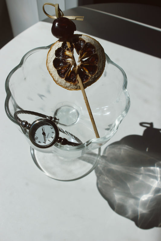 Silver vintage watch