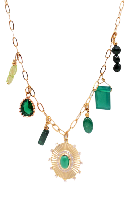 Verdant breeze necklace