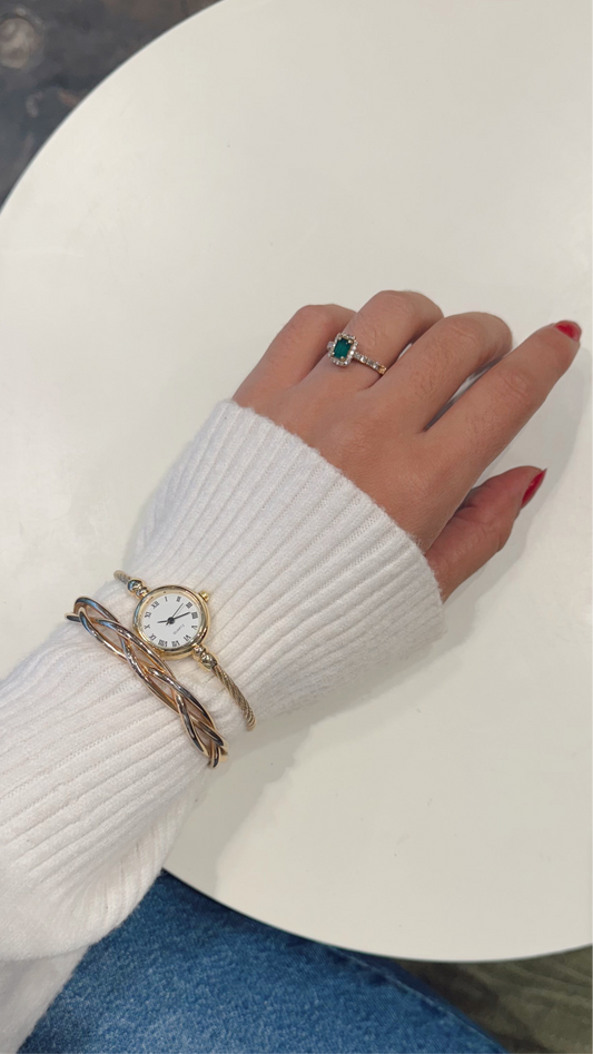 Gold vintage watch