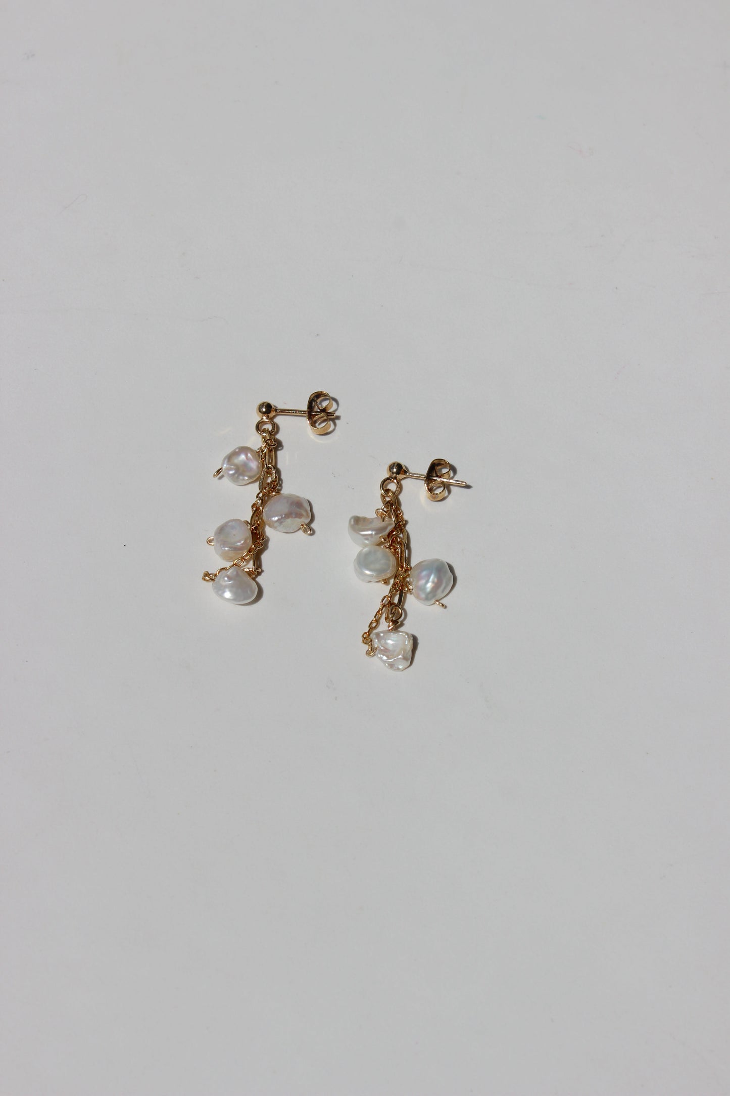 The angel chain earrings