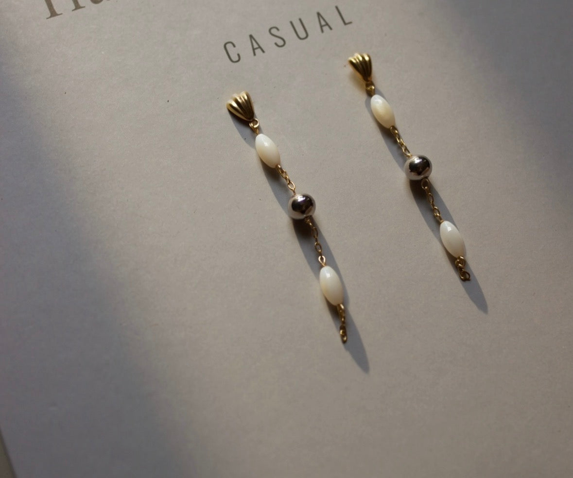 Soft edge earrings