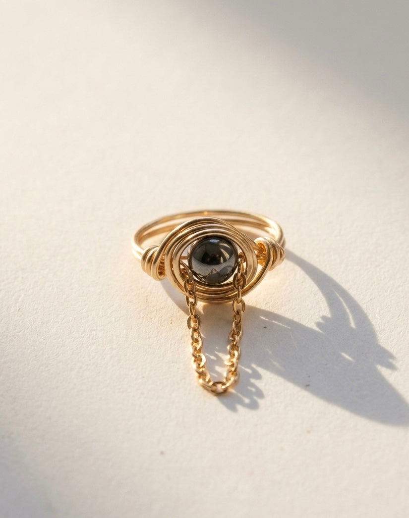 Mixed metals ring