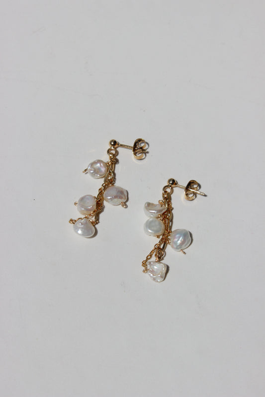 The angel chain earrings