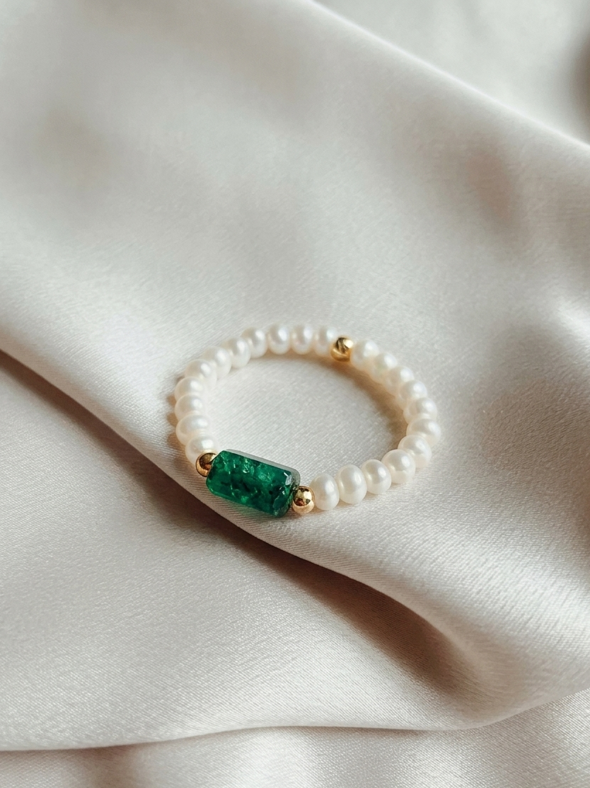 Green Onyx Ring