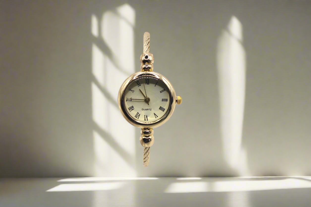 Gold vintage watch