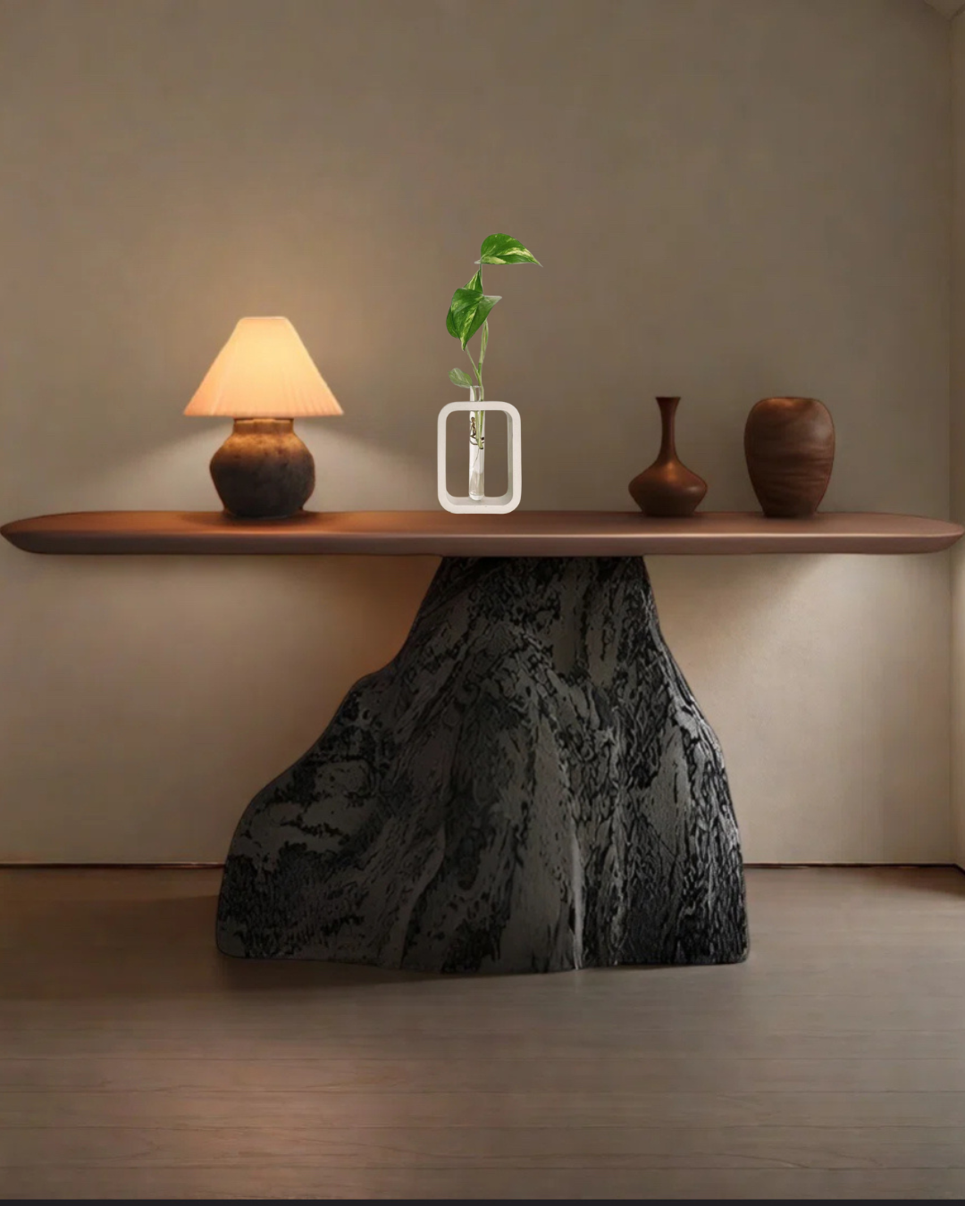 Cement pot rectangle shape