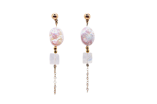Ivory earrings resort collection
