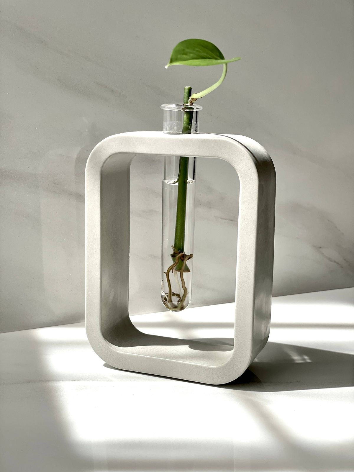 Cement pot rectangle shape