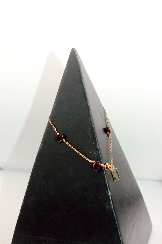 Garnet bracelet