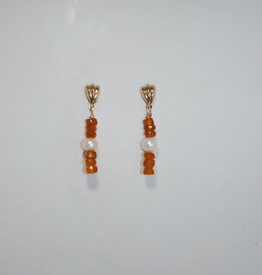 Golden solare earrings
