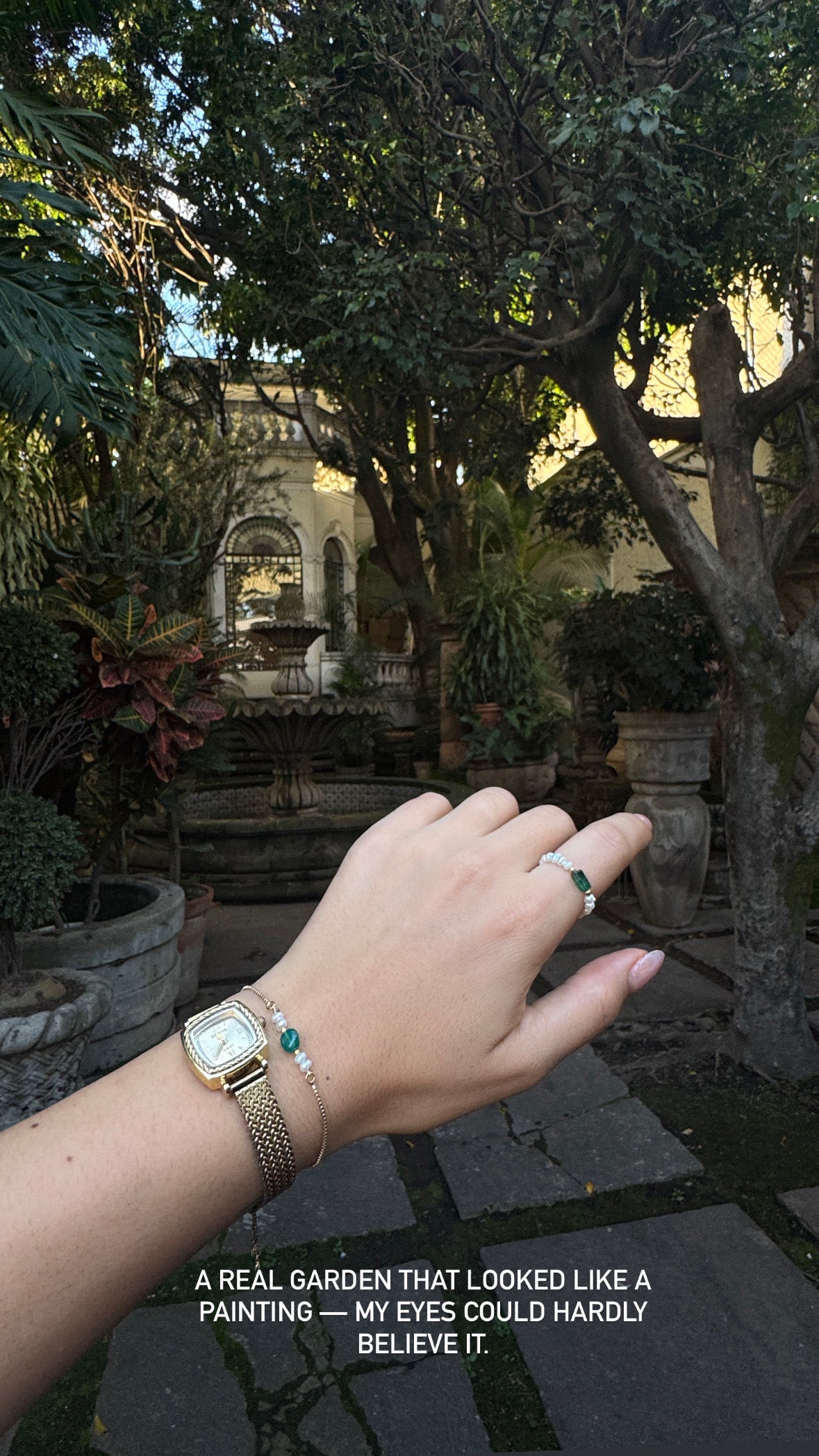 Vintage onyx ring