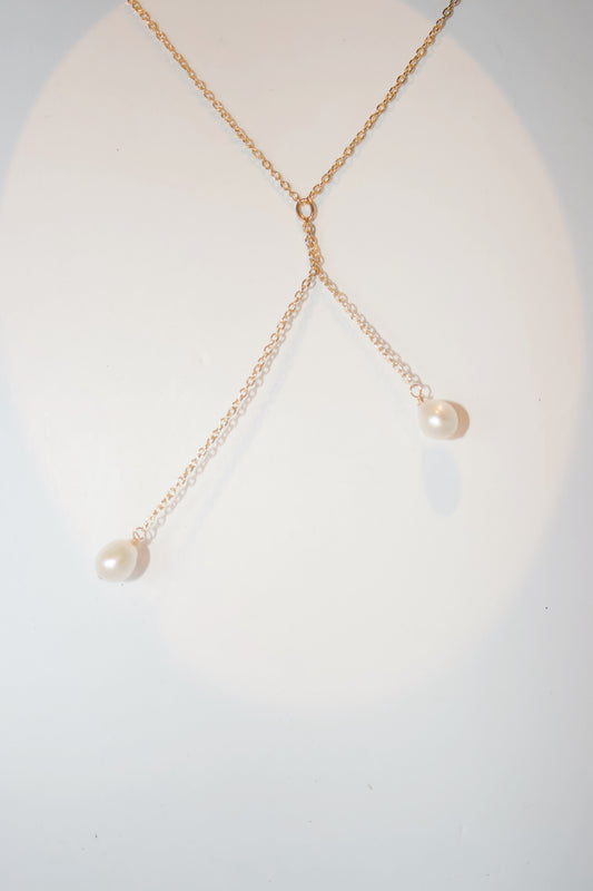 Jingle pearls necklace