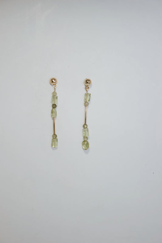 Lemon twist earrings