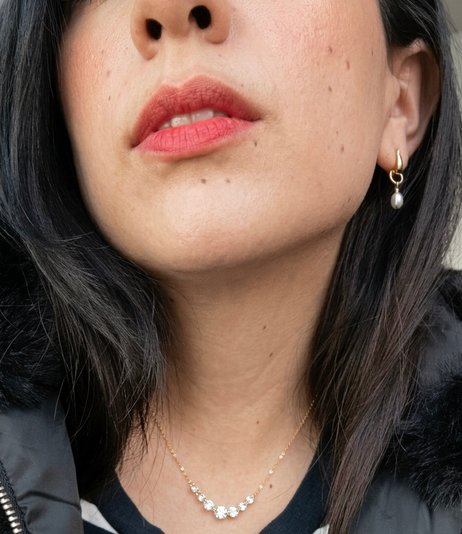 The detachable earrings -Genuine pearls