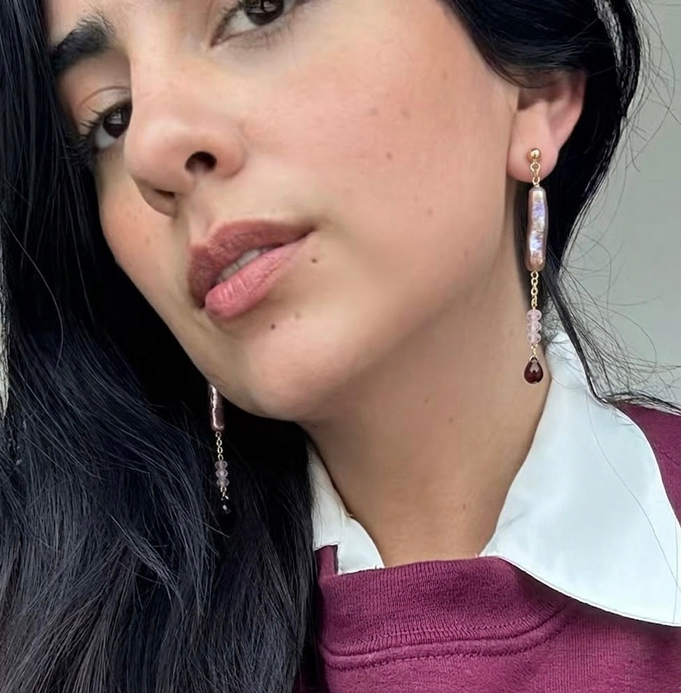 Cool Girl Valentine earrings