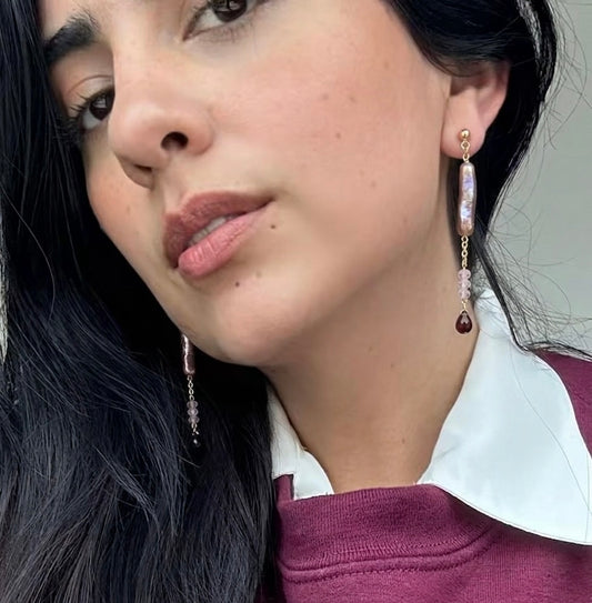 Cool Girl Valentine earrings