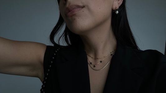 Goldstone necklace