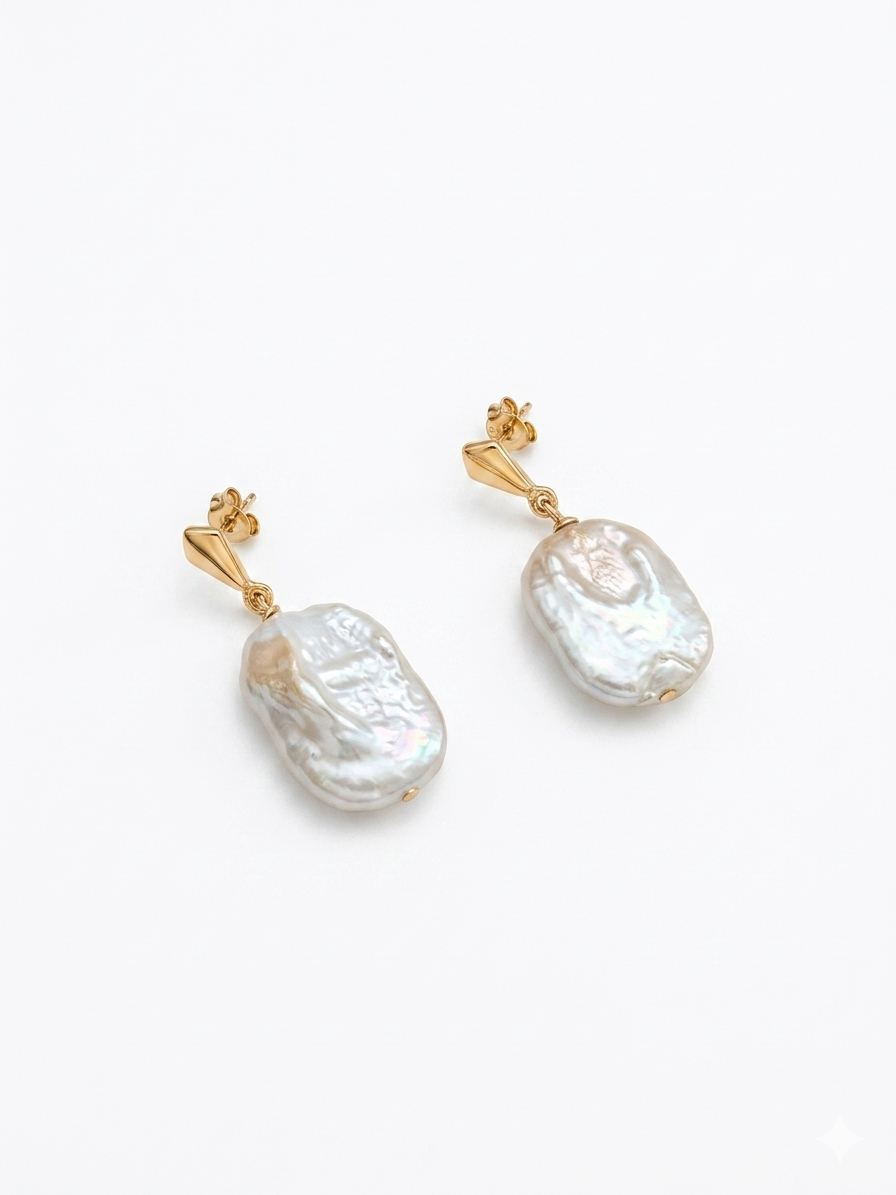 The lover earrings - Genuine pearls