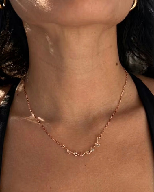 Snowball necklace