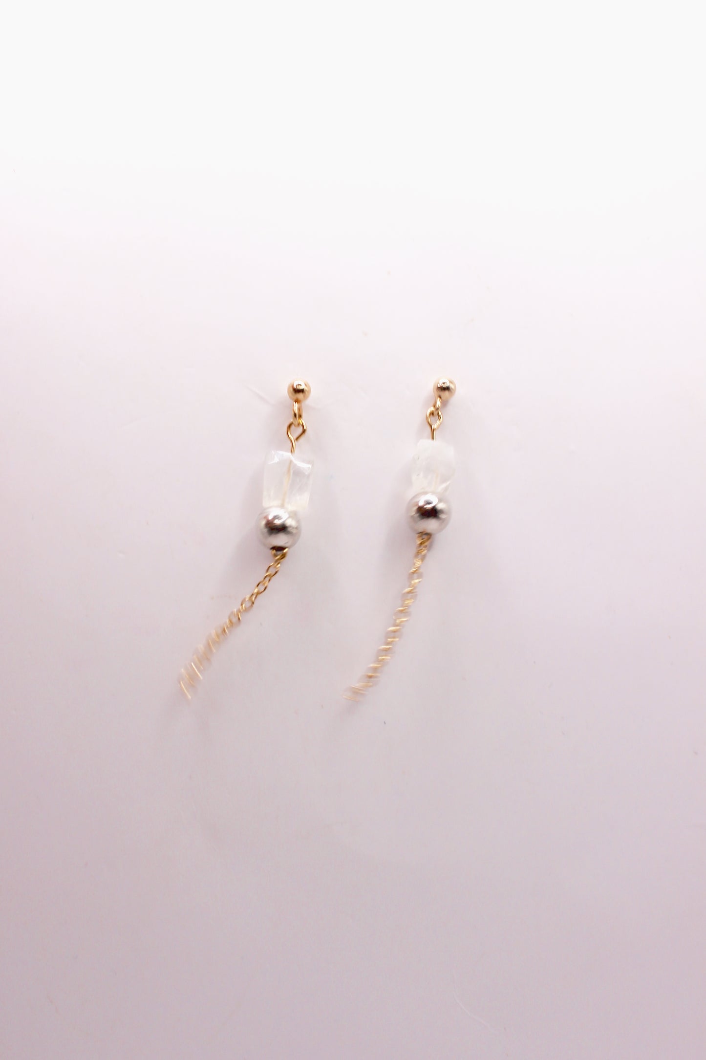 Moonlight earrings (mixed metals)