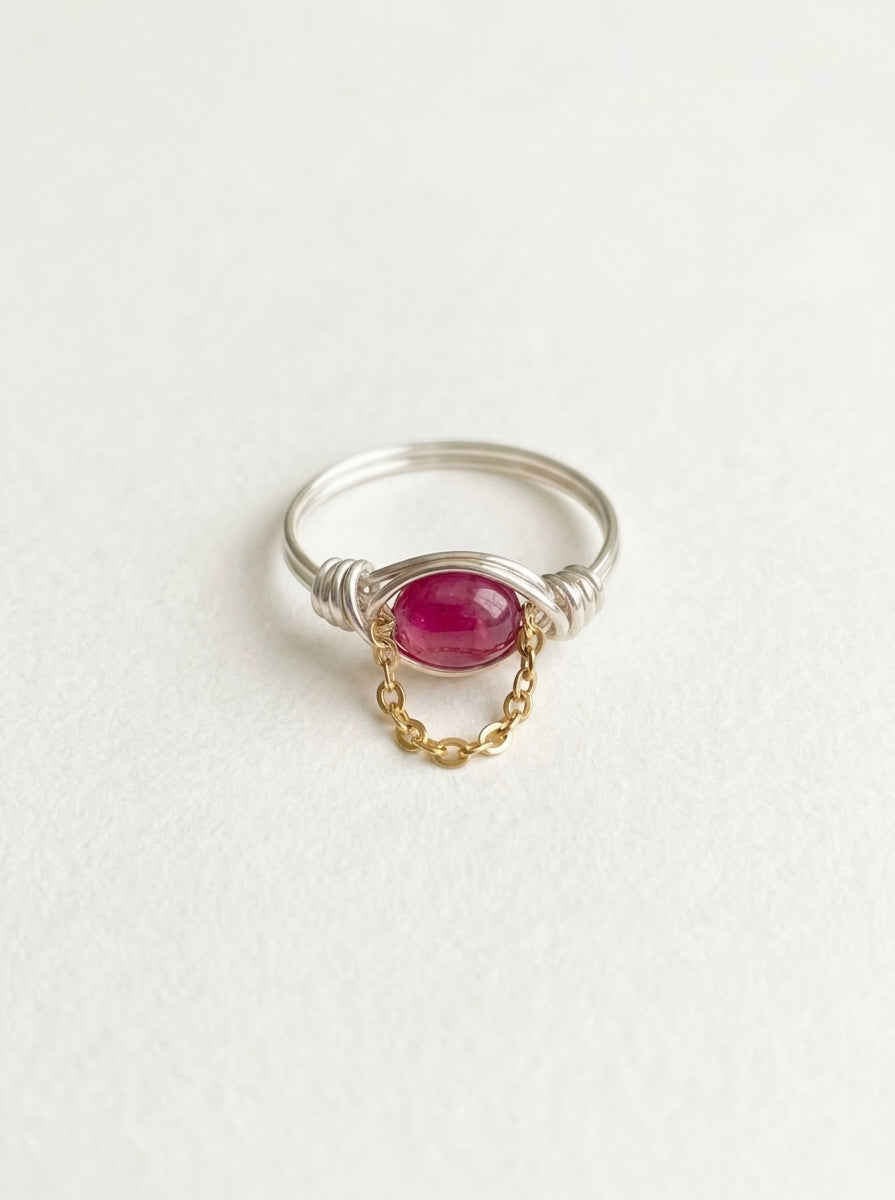 Rosa chain ring