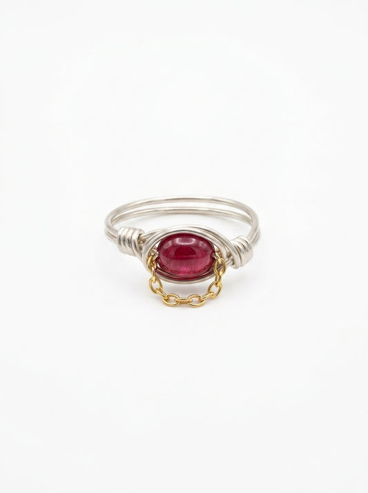Rosa chain ring