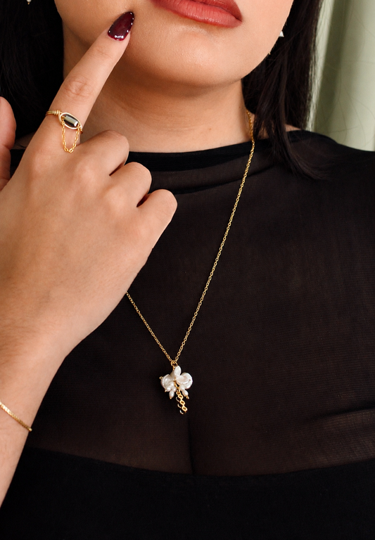 Guided by angels necklace