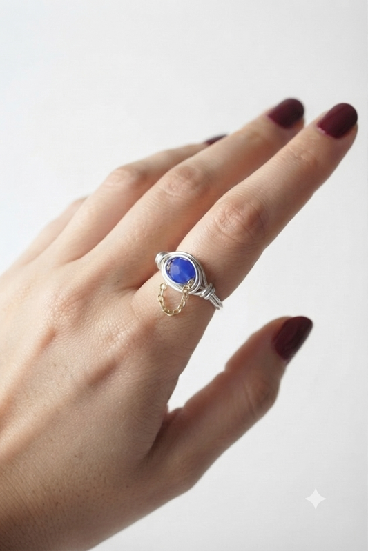 Azure ring (blue stone)