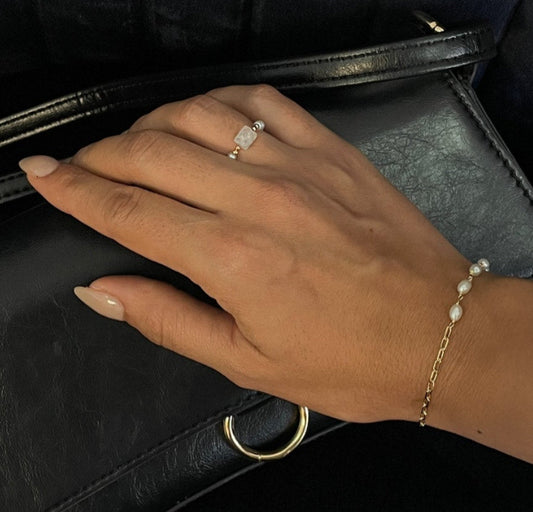 Mini kali bracelet -Genuine pearls