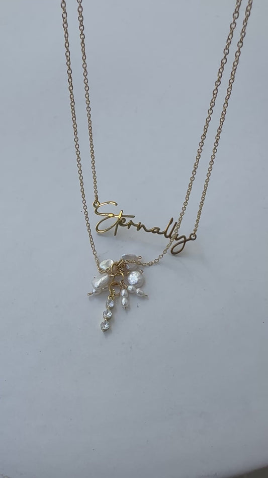 Eternally necklace (letters)
